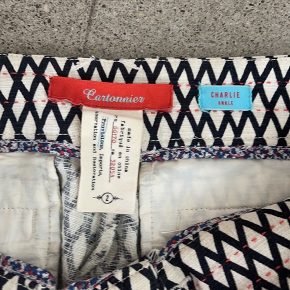 Anthropologie Cropped Ankle Pants - Picture 2 of 3